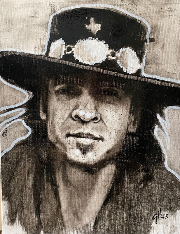 Stevie Ray by artist DOUG GILES